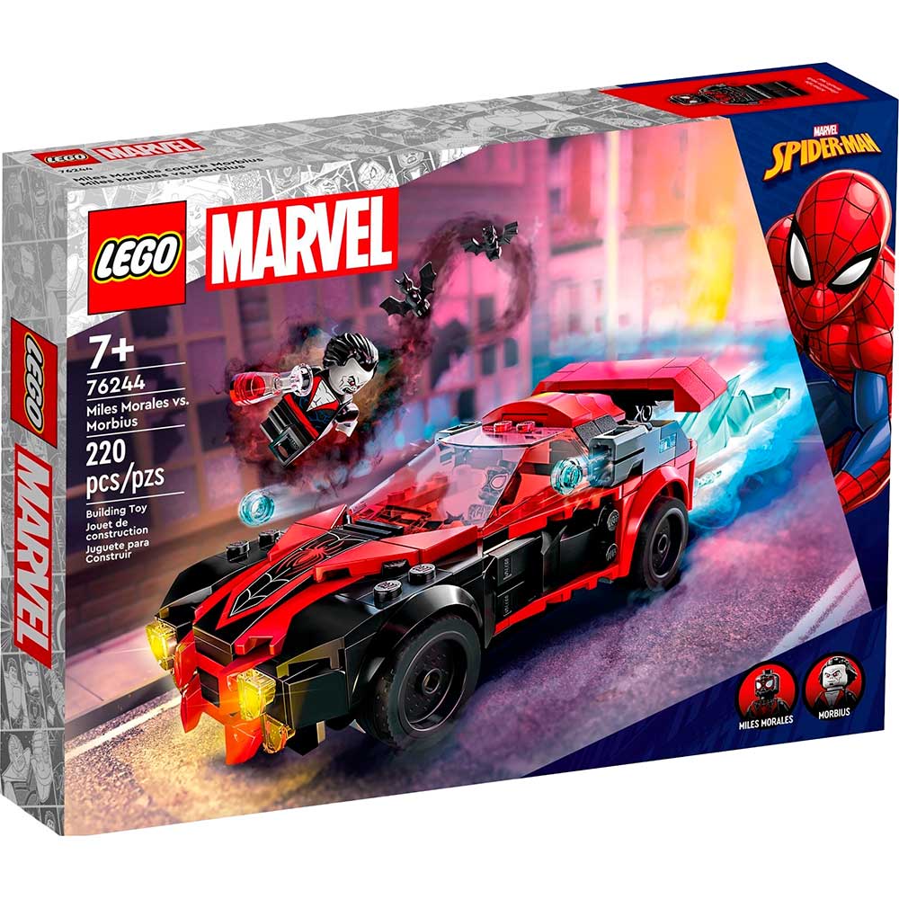 Конструктор LEGO Super Heroes Майлз Моралес проти Морбіуса 220 деталей (76244)