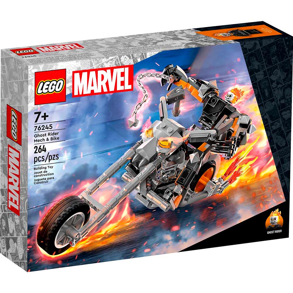 Конструктор LEGO Super Heroes Призрачный Всадник: робот и мотоцикл 264 детали (76245)