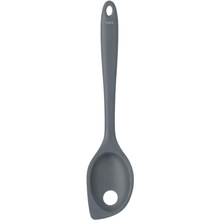 Ложка поварская с прорезами KELA Tom 28.5 см Grey (12587)