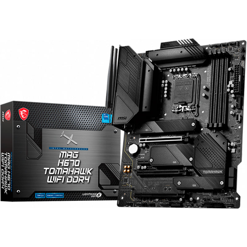 Внешний вид Материнская плата MSI MAG H670 TOMAHAWK WIFI DDR4 (911-7D25-046)