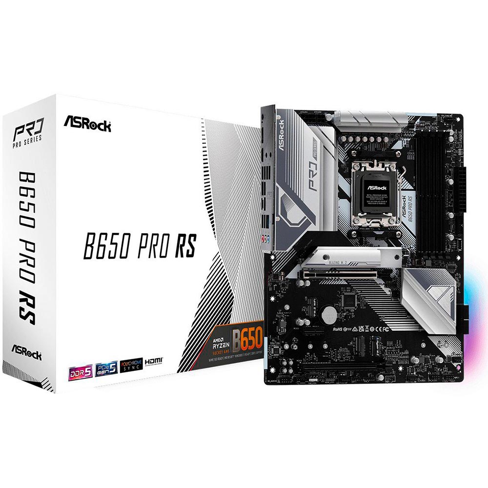 Материнская плата ASROCK B650 PRO RS (B650_PRO_RS) Чипсет AMD B650