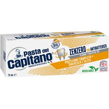 Зубна паста Pasta del Capitano Ginger антибактеріальна з імбиром 75 мл (8002140039911)