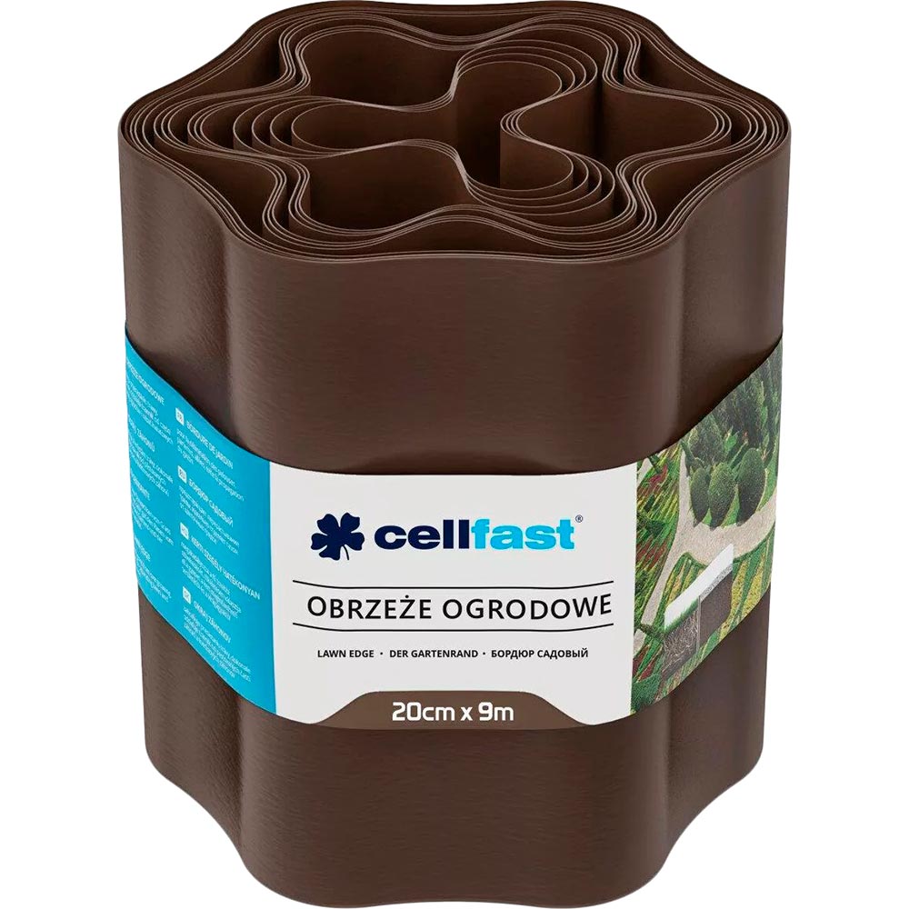 Газонный бордюр CELLFAST 20 см x 9 м Brown (30-013H)