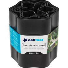 Бордовий газонний CELLFAST 20 см x 9 м Black (30-033H)