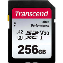 Карта пам'яті TRANSCEND 256GB C10 UHS-I U3 A2 R160/W90MB/s 4K (TS256GSDC340S)