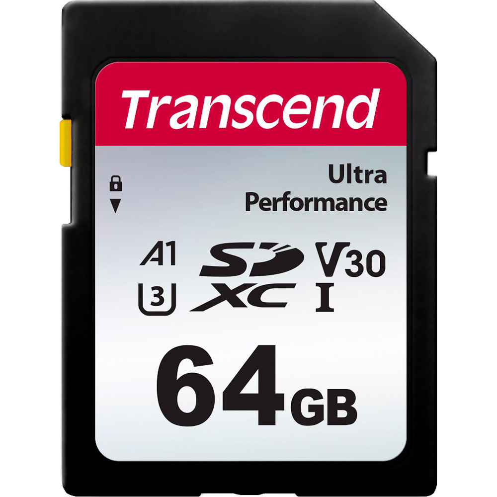 Карта памяти TRANSCEND 64GB C10 UHS-I U3 R160/W50MB/s 4K (TS64GSDC340S)