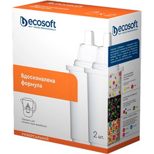 Картридж для фільтрів-глечиків ECOSOFT Універсальний 2 шт (4820056802597)