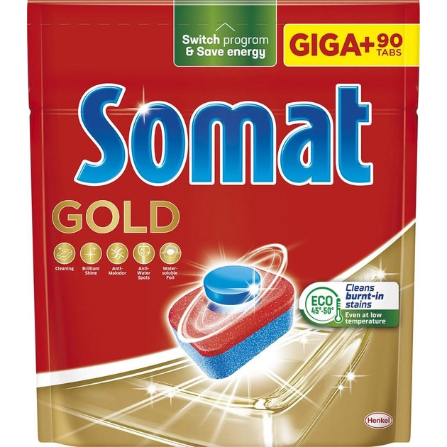 Таблетки для миття посуду SOMAT Gold Голд 90 таблеток (9000101577198)