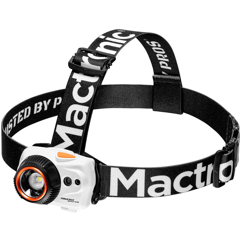 Фонарь налобный MACTRONIC Maverick White Peak 320 Lm Focus USB Rechargeable (AHL0052)