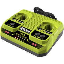 Зарядний пристрій для інструментів двопортовий RYOBI ONE+ RC18240G 18 В (5133005581)