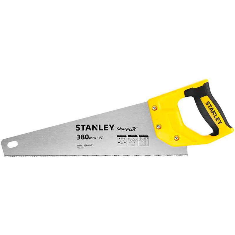 Ножівка STANLEY SHARPCUT 380 мм 11 tpi (STHT20369-1)