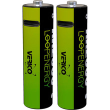 Аккумуляторная батарея VERICO Loop Energy AA USB Type-C 1700 mAh Li-ion 2 шт (1UDBT-A1WEA2-NN)