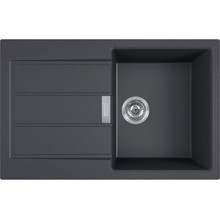 Миття FRANKE Sirius 780 х 500 х 200 мм 2 S2D 611-78 Black (143.0621.190)