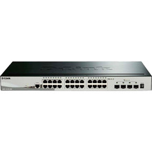 Коммутатор D-LINK DGS-1510-28X/E 24xGE 4xSFP+ SmartPro (DGS-1510-28X/E)