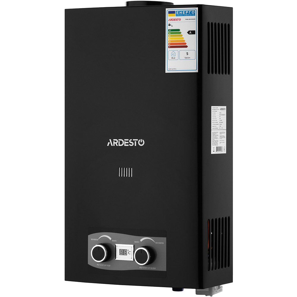 Газова колонка ARDESTO X2 10 л/хв 20 кВт (TFGBH-10B-X2-BLACK) Тип водонагрівача газовий