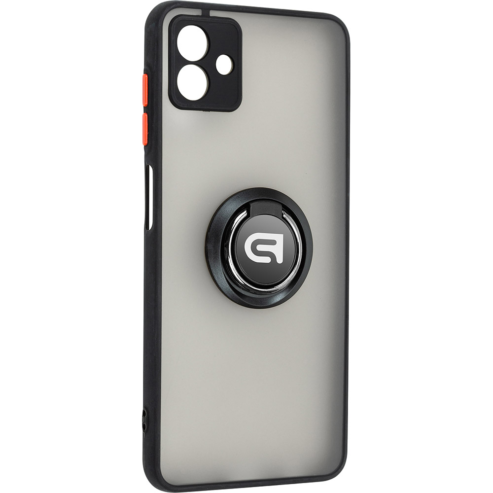 Чехол ARMORSTANDART Frosted Matte Ring для Samsung A04 A045 Black (ARM68342)
