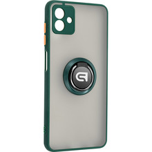 Чохол ARMORSTANDART Frosted Matte Ring для Samsung A04 A045 Dark Green (ARM68343)