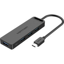 USB-хаб VENTION USB 3.1 Type-C - 4 x USB 3.0 Black (TGKBB)