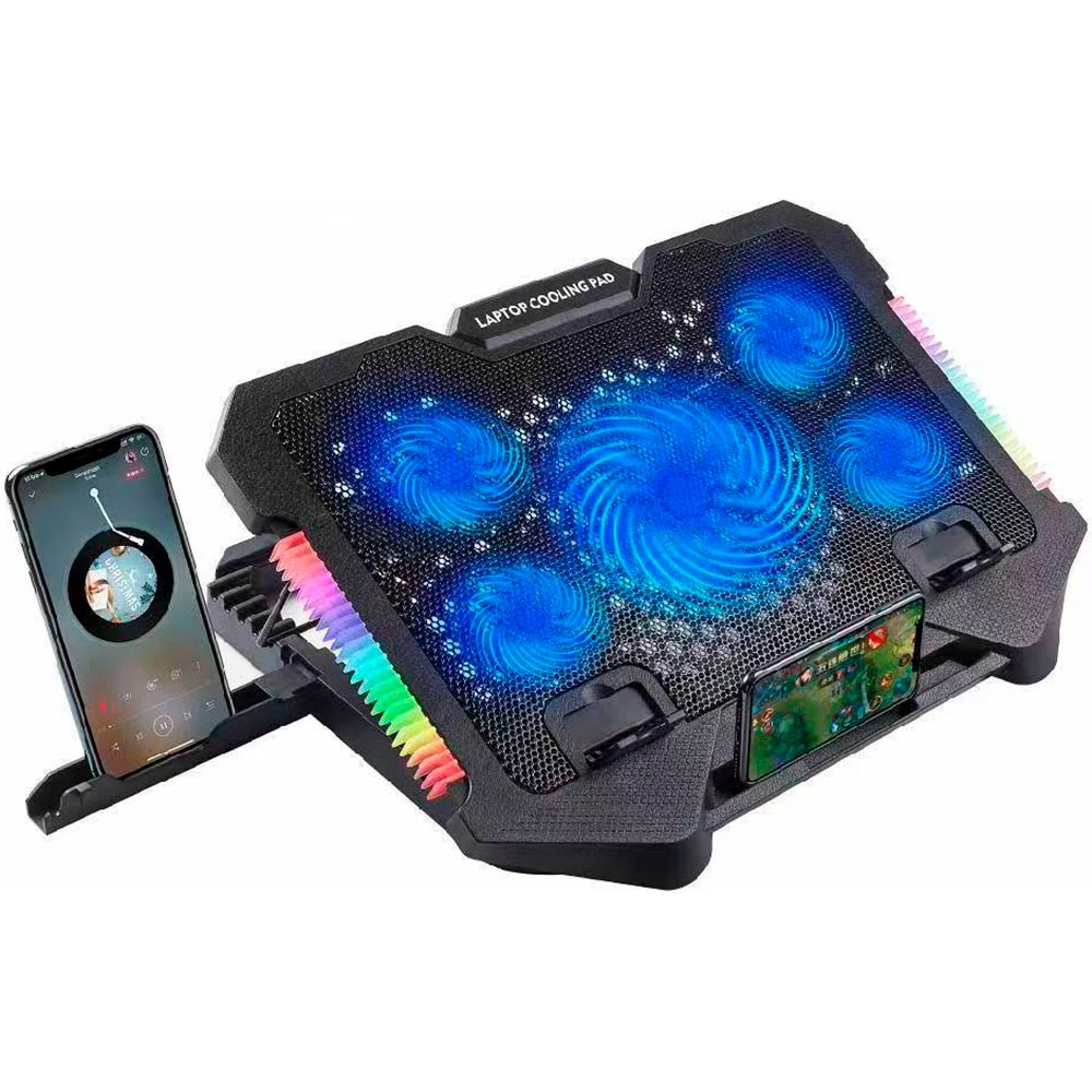 Подставка для ноутбука XOKO NST-051 RGB Black (XK-NST-051RGB-BK)