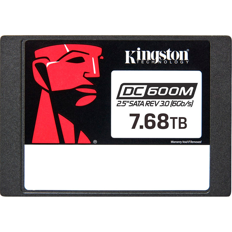 SSD накопитель KINGSTON 2.5" 7.68TB SATA DC600M (SEDC600M/7680G)