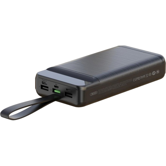 Powerbank XO PR156 30000 mAh 3-Input PD20W + QC22.5W with light Black (PR156_Black) Торгова марка XO