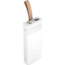 Powerbank XO PR129 20000 mAh PD20W + QC22.5W with light White (PR129_White)