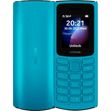 Мобильный телефон NOKIA 105 Dual SIM Cyan TA-1557
