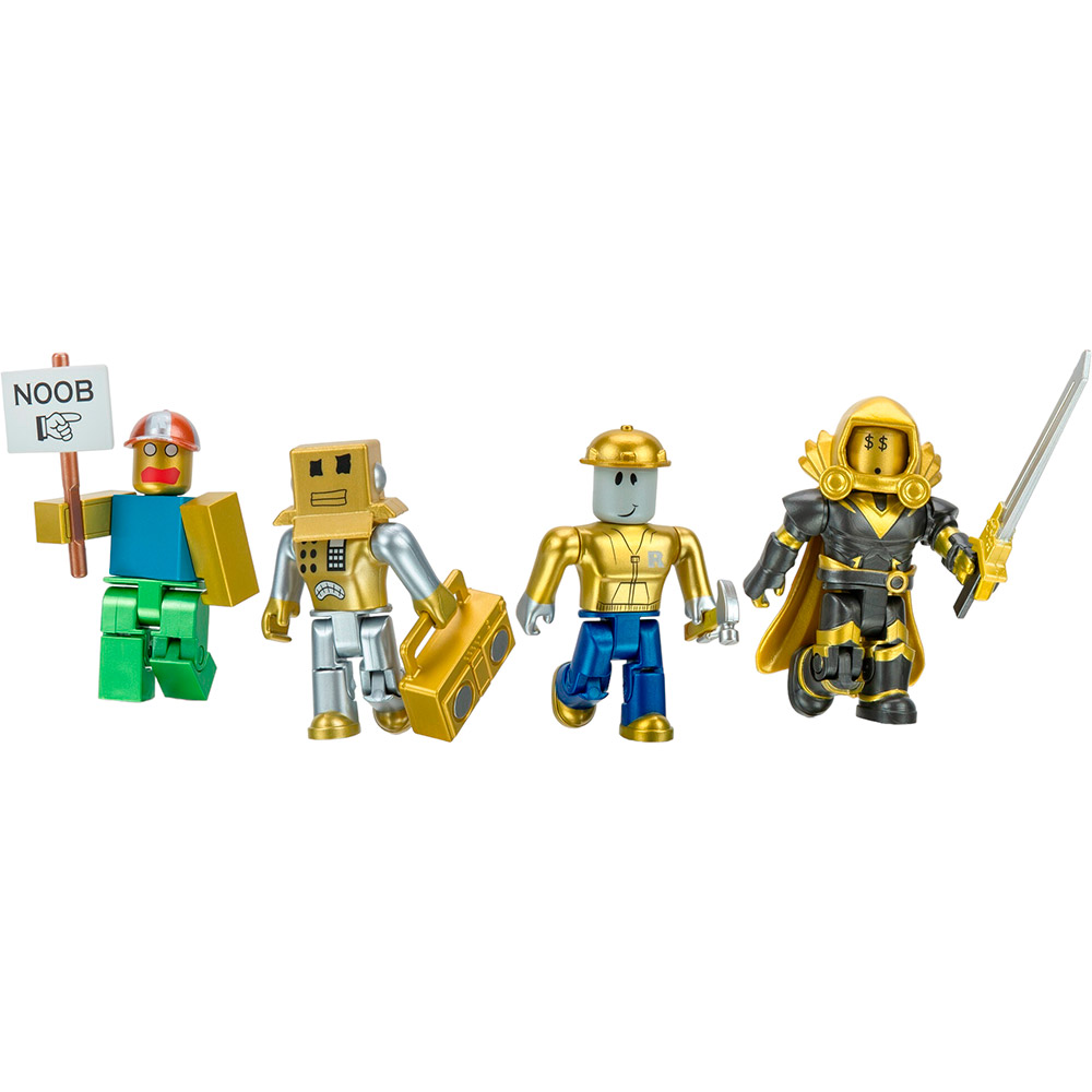 Ігровий набір ROBLOX Four Figure Pack Icons 15th Anniversary Gold Collector's Set (ROB0527)