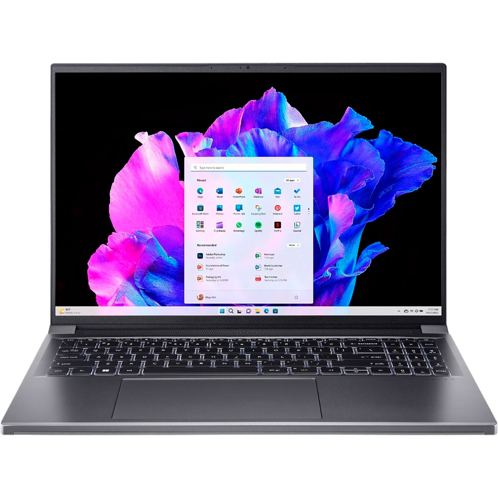 Ноутбук ACER Swift X SFX16-61G Grey (NX.KN8EU.004) Диагональ дисплея 16