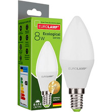 Светодиодная лампа EUROLAMP CL-8W-E14-4000K (LED-CL-08144(P)(3))