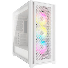 Корпус CORSAIR iCUE 5000D RGB AirFlow Tempered Glass White (CC-9011243-WW)