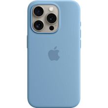 Чехол APPLE для iPhone 15 Pro Silicone Case with MagSafe Winter Blue (MT1L3ZM/A)