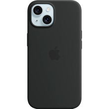 Чехол APPLE iPhone 15 Silicone Case with MagSafe Black (MT0J3ZM/A)