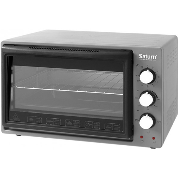 Електропіч SATURN ST-EC3403 Gray Електропіч SATURN ST-EC3403 Gray