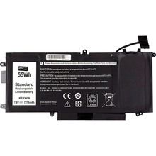 Акумулятори PowerPlant для ноутбуків DELL Dell Latitude 13 7389 7.6V 7270mAh (K5XWW)