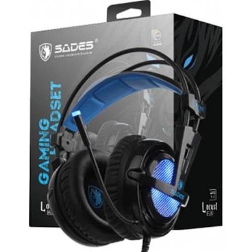 Изображение Гарнитура SADES SA-904 Lokust Plus Black RGB (sa904bku)