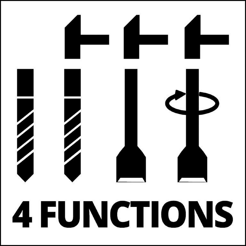 В Україні Перфоратор EINHELL TC-RH 620 4F 620 Вт 2.2 Дж (4257990)