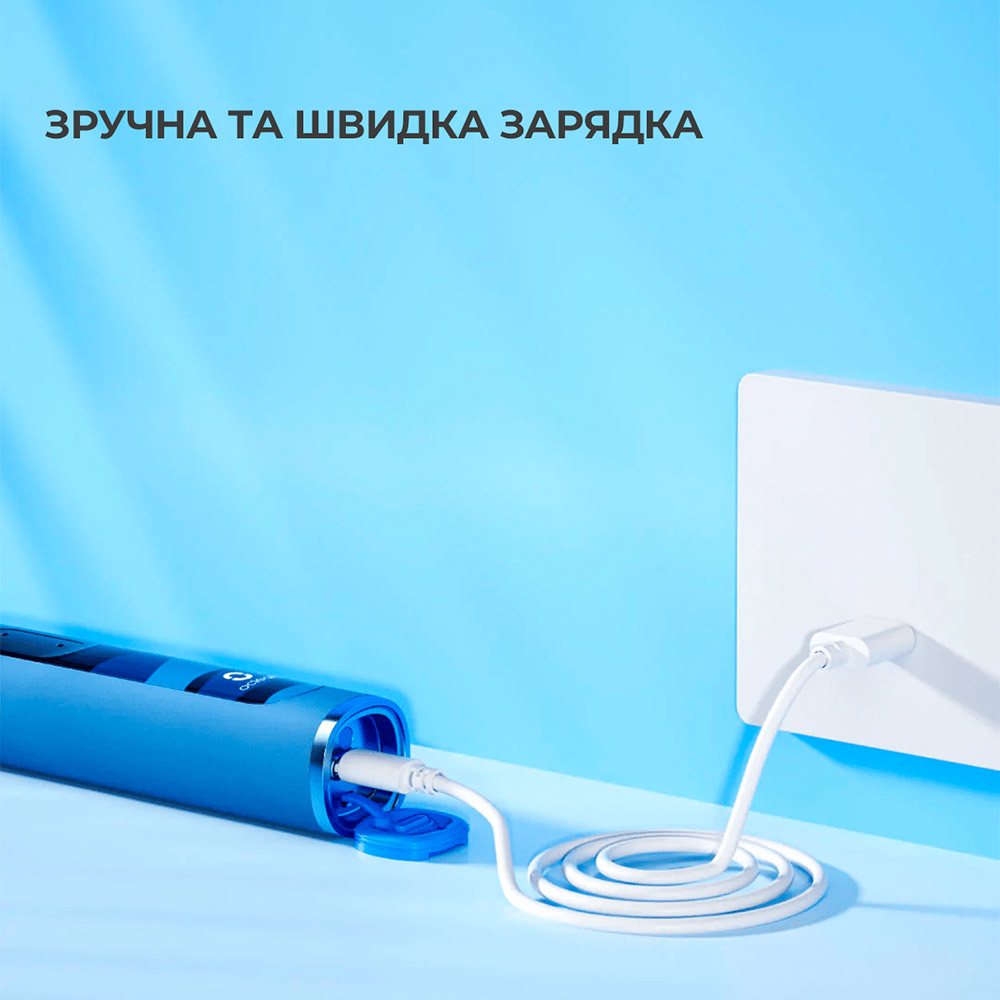 Фото 14 Зубна щітка OCLEAN X10 Electric Toothbrush Blue (6970810551914)