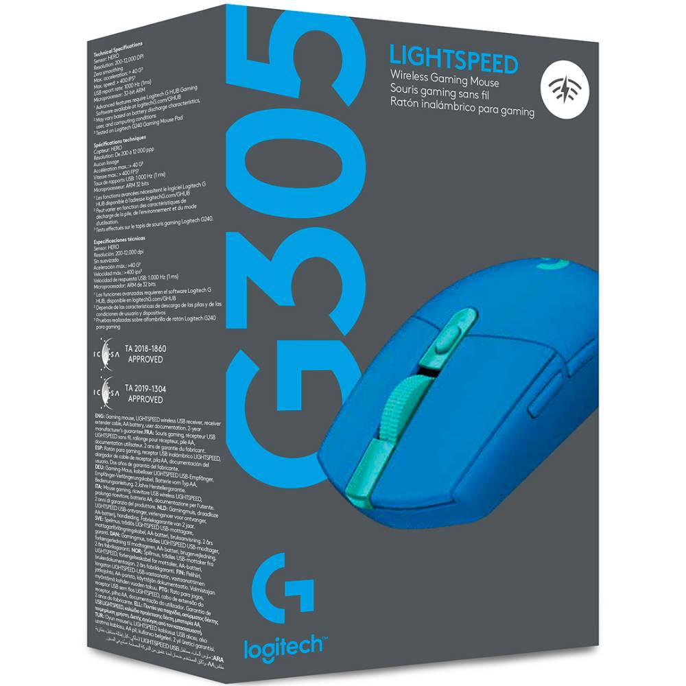 Огляд Миша Logitech G305 Wireless Blue (L910-006014)