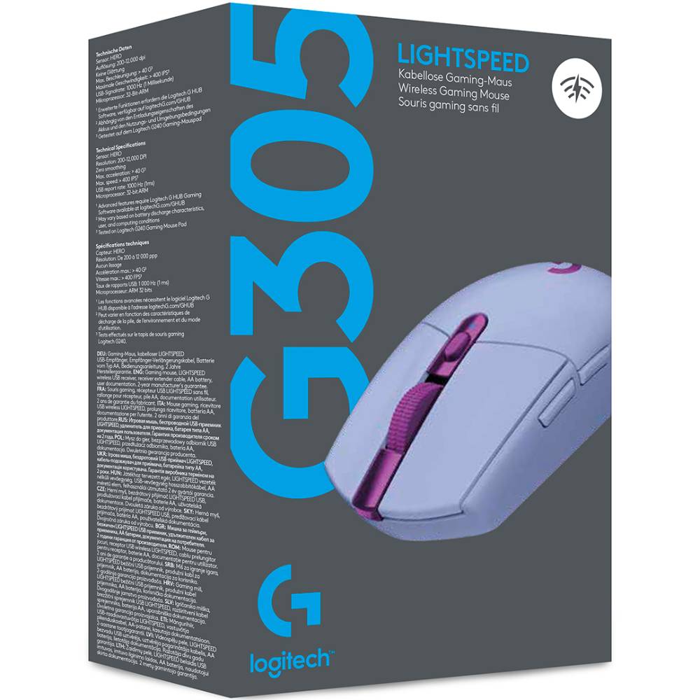 Огляд Миша Logitech G305 Wireless Red (L910-006022)