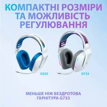 Гарнитура Logitech G335 Wired Gaming White (981-001018)