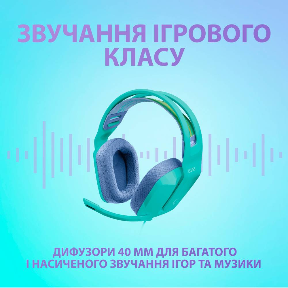 Гарнитура LOGITECH G335 MINT (981-001024) Класс геймерская