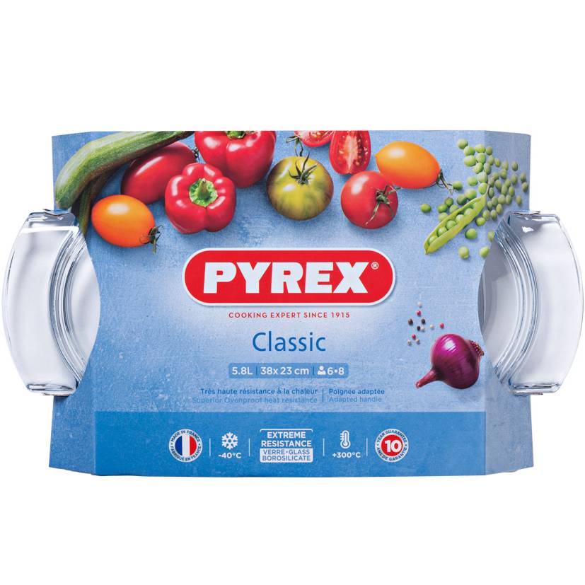 Каструля для НВЧ PYREX овальна 4.4л+1.4л (460A000) Ємність 4.4