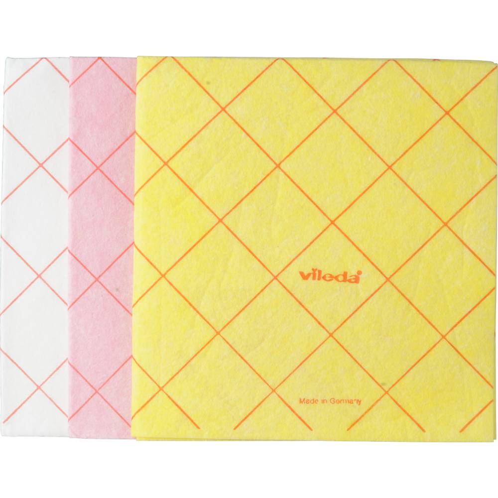 Серветки VILEDA Allpurpose Cloth, 3 шт універсальні (4003790025419) Тип серветки