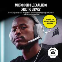 Гарнитура Corsair HS55 Surround Headset White (CA-9011266-EU)