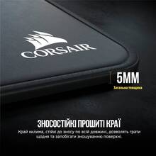 Килимок Corsair MM350 Champion Series Premium Anti-Fray Cloth Black (CH-9413560-WW)