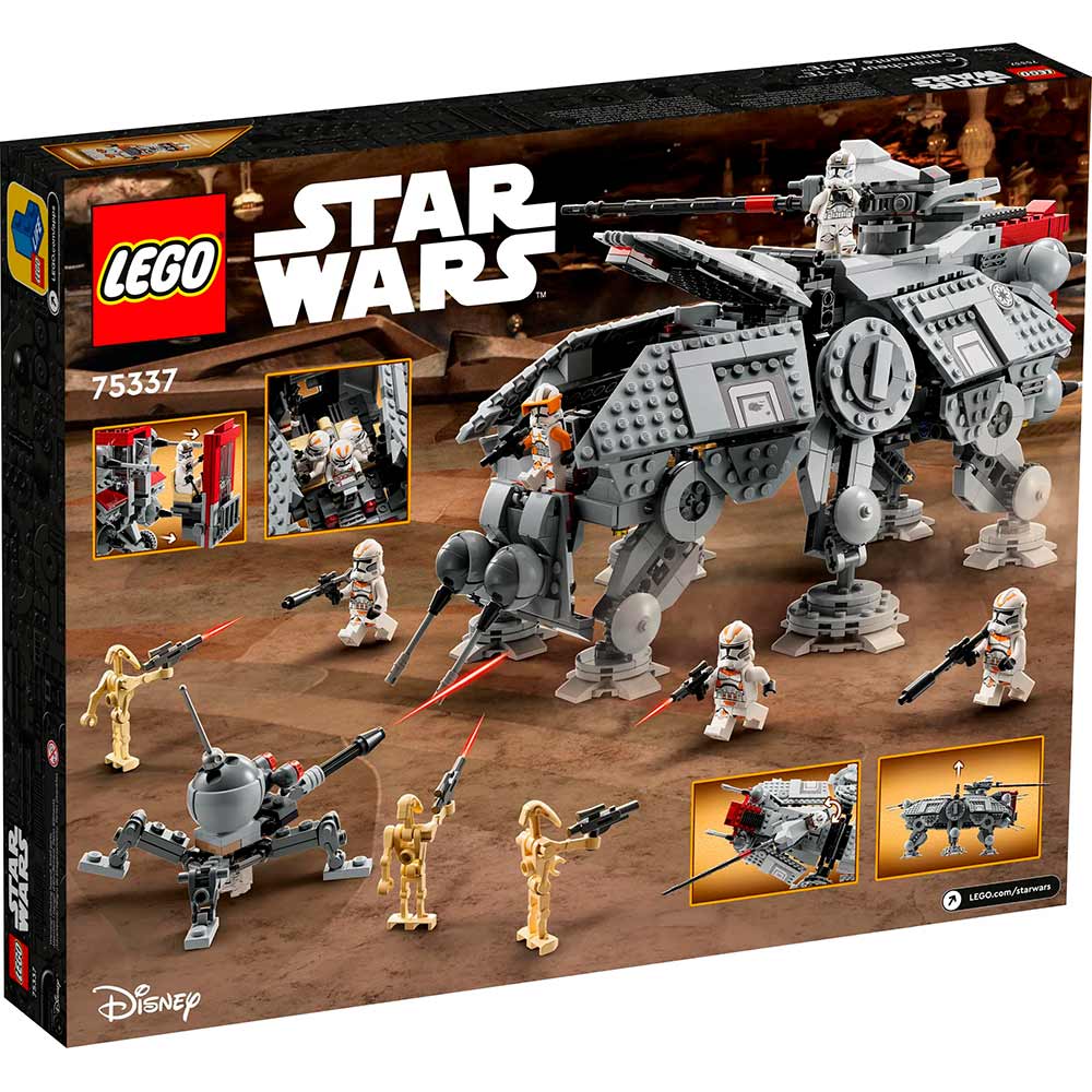 В Україні Конструктор LEGO Star Wars Крокохід AT-TE 1082 деталей (75337)