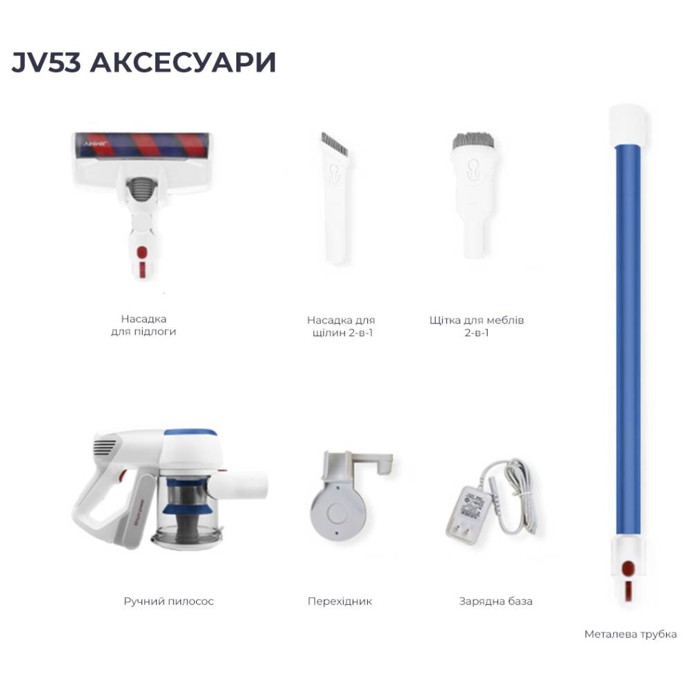 Зображення Пилосос JIMMY JV53 Lite Blue