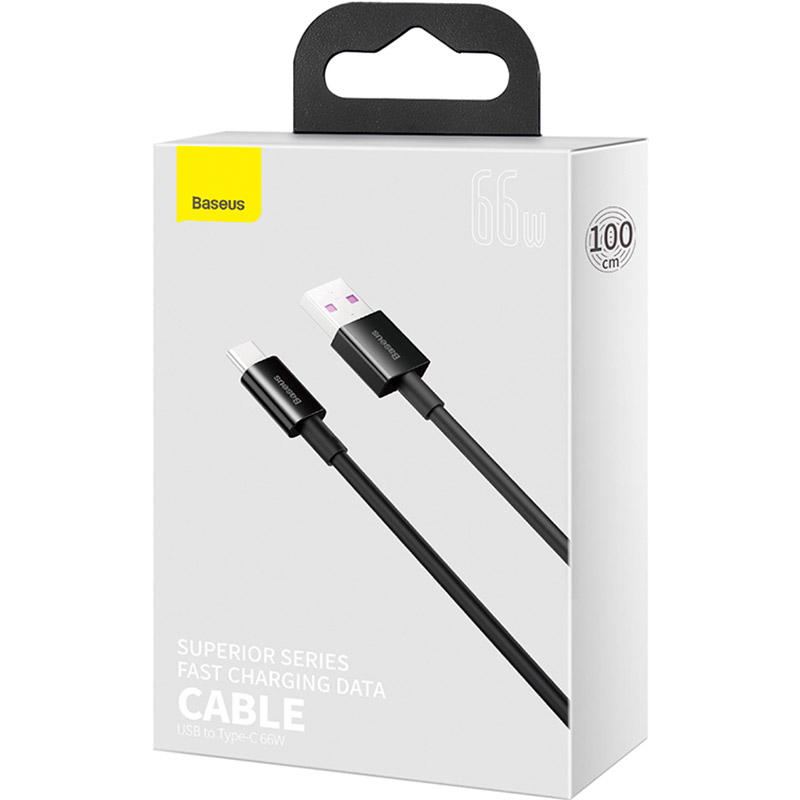 Покупка Кабель BASEUS Superior Series Fast Charging Type-C 66W 1 m Black (31917black)