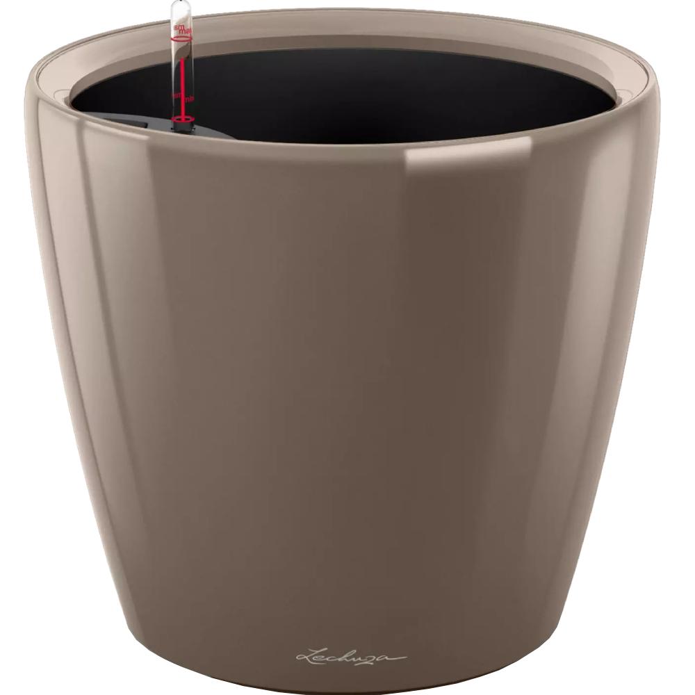 Кашпо LECHUZA Classico Premium LS 35 Сіро-коричневий (16065)